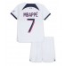 Maillot de foot Paris Saint-Germain Kylian Mbappe #7 Extérieur vêtements enfant 2023-24 Manches Courtes (+ pantalon court)